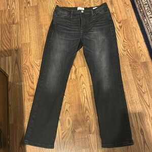 Frame Denim Le high straight size 28 black oak